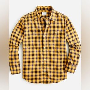J. Crew Kids Relaxed Fit Shirt in lightweight flannel